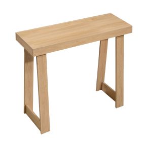 36 in Console Table, Modern Desk Behind the Couch, Wooden Rectangle Entrance Desk, Narrow Long Sofa Table Accent Stand, Ideal for Hallway, Bedroo