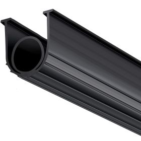 Garage Door Seals Bottom Rubber, U Shape +O Ring Garage Door Weather Stripping, Universal Weatherproof Threshold Buffering Sealing Rubber