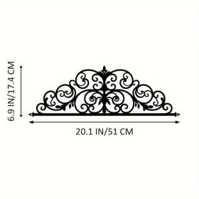 CIFbuy Vintage Floral Iron Over-The-Door Hanger Reversible Seasonal Wall Door Decor For Living Room Bedroom Kitchen Bathroom(TikTok, Temu Pick-up (Option: Defaulttitle)