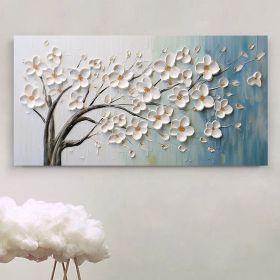 Hand Painted Original Abstract Painting Large Wall Art Colorful Flower Painting On Canvas Home Decor Office Wall Decor Handmade Hand Painted Wall (Style: 01, size: 70x140cm)