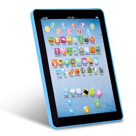 Baby Learning Tablet Educational Mini Pads Toys Touch Learn Toddler Tablet For ABC Numbers Words Gift For Boys Girls Aged 1-6 Year Old Kids (Color: Blue, size: One size)